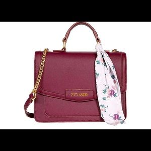 Steve Madden Wine Bluccas crossbody bag.